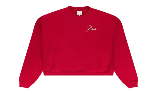 SCRIPT LOGO CREWNECK "Red" RHD-MHDS-0026