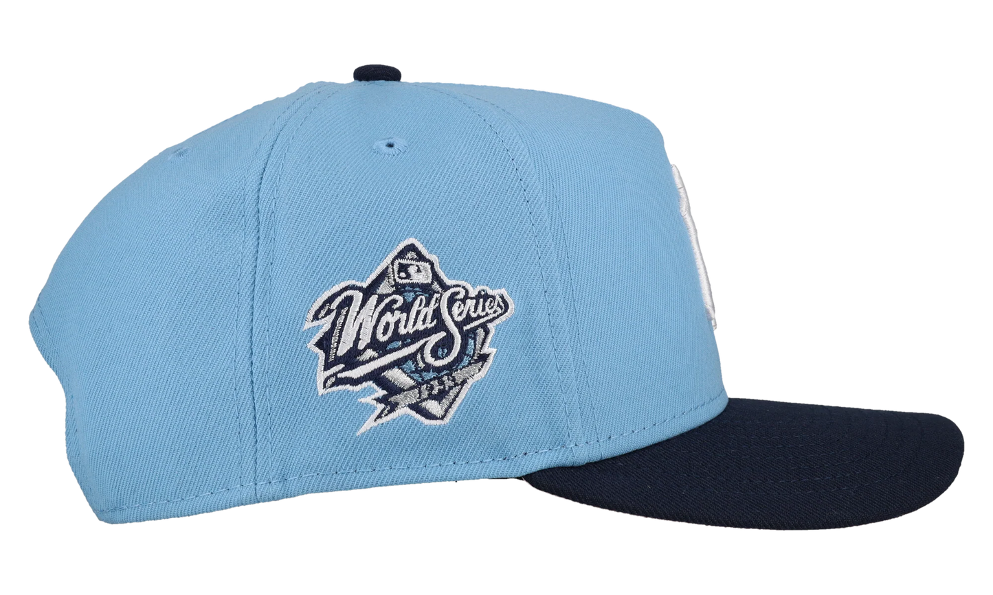 9FIFTY New York Yankees 1999 WS A Frame Snapback "Sky Blue" 44238585888956