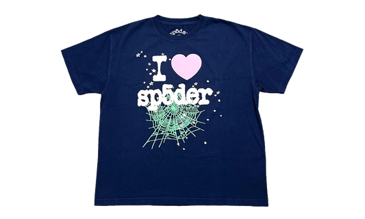 Souvenir Web Logo Short Sleeve Tee "Navy Blue" SP5der324