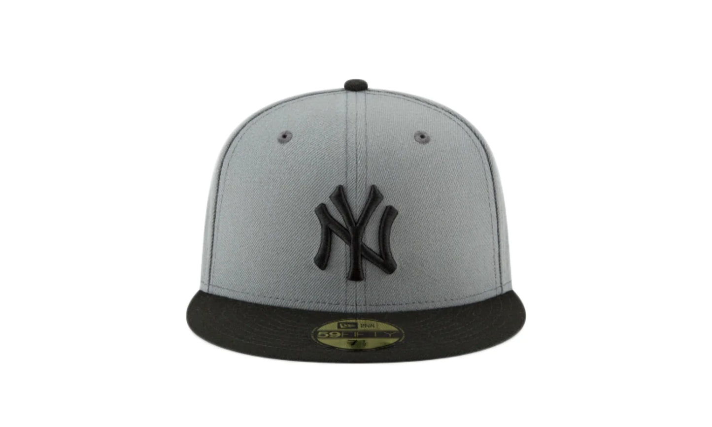 59Fifty MLB New York Yankees Storm Gray Basic Fitted Hat "Grey" 11591121
