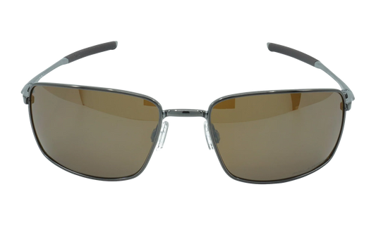 Square Wire Polarized Sunglasses "Gunmetal / Tungsten Iridium" OO4075 06