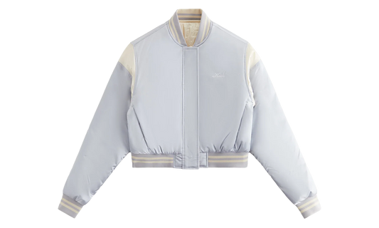 Landry Varsity Cropped Bomber "Pastel Blue" khw010187 431