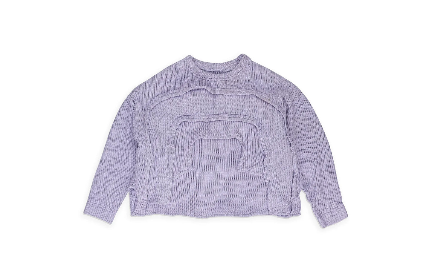 ARC WOVEN SWEATER "Purple" WDWMHDS 0070