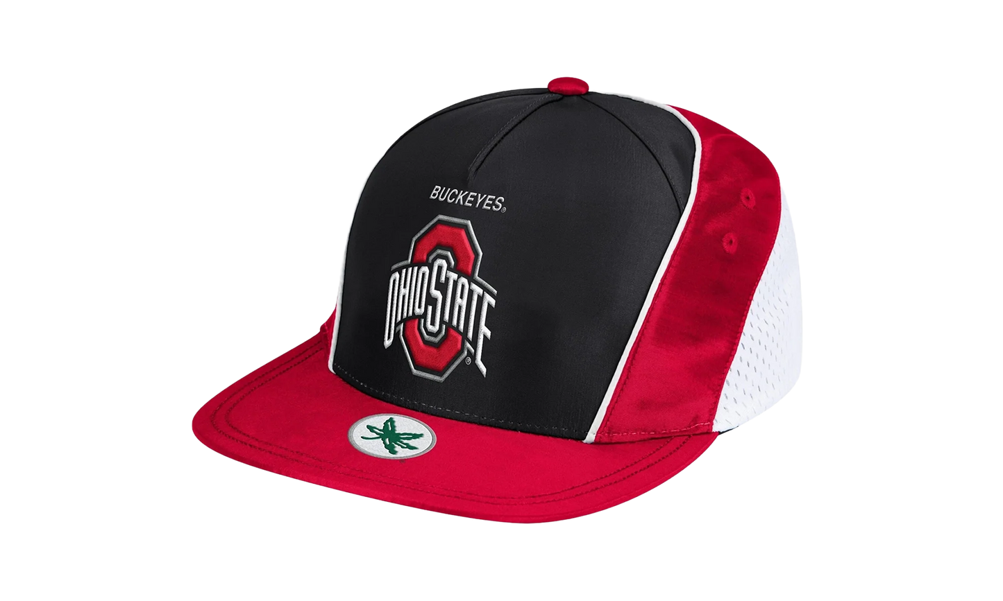 NCAA Freethrow Snapback Cap "Ohio State Buckeyes - Black / Red" HHSS1097 OSTYYPPPBKRD