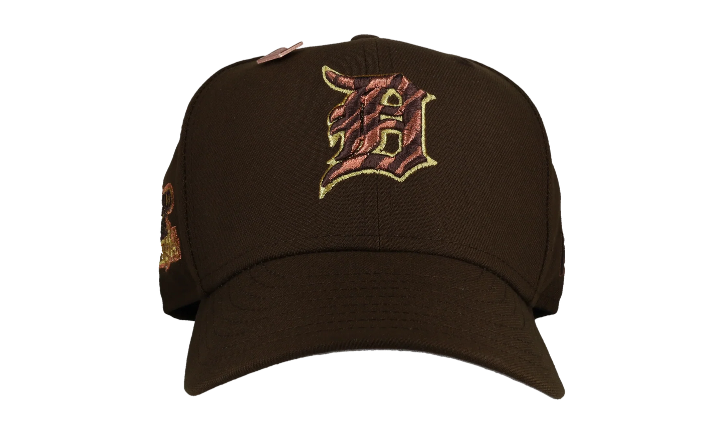 59FIFTY Detroit Tigers 1984 World Series Fitted Hat "Walnut / Tiger Stripe" NE108