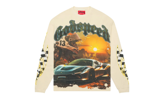 Sunset Drift Layered T-Shirt "Bone" JAT2H01K