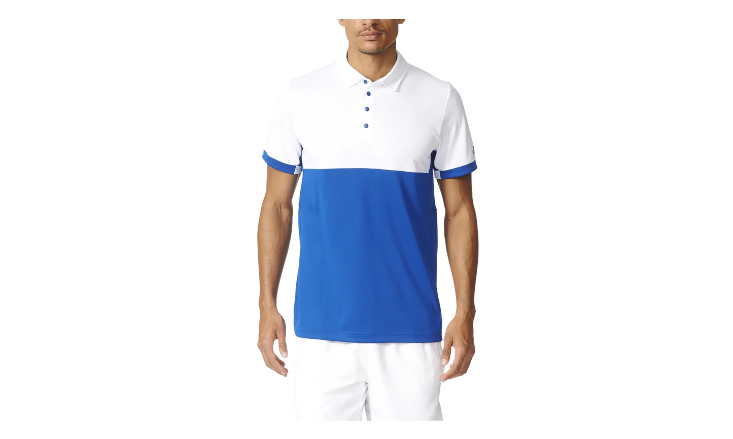 T16 CC Team Tennis Polo "Blue / White" AO3593