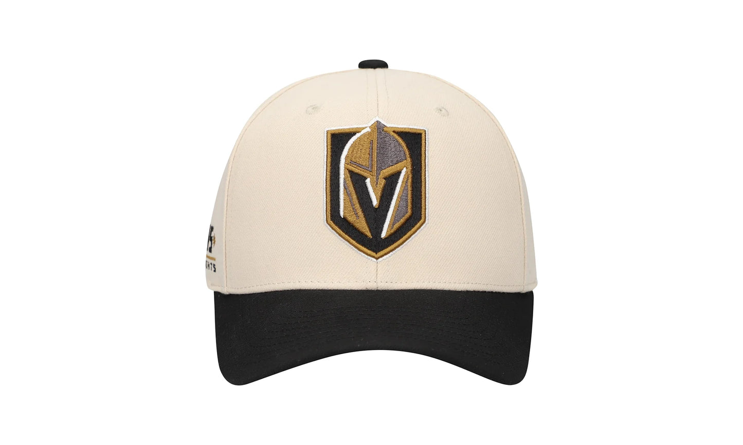 NHL Game On Pro Snapback Cap "Vegas Golden Knights - Off White" HHSS7604 VGKYYPPPOFWH