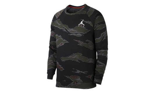 Jordan Jumpman Fleece Camo Crew Sweatshirt "Black" AV2310 010