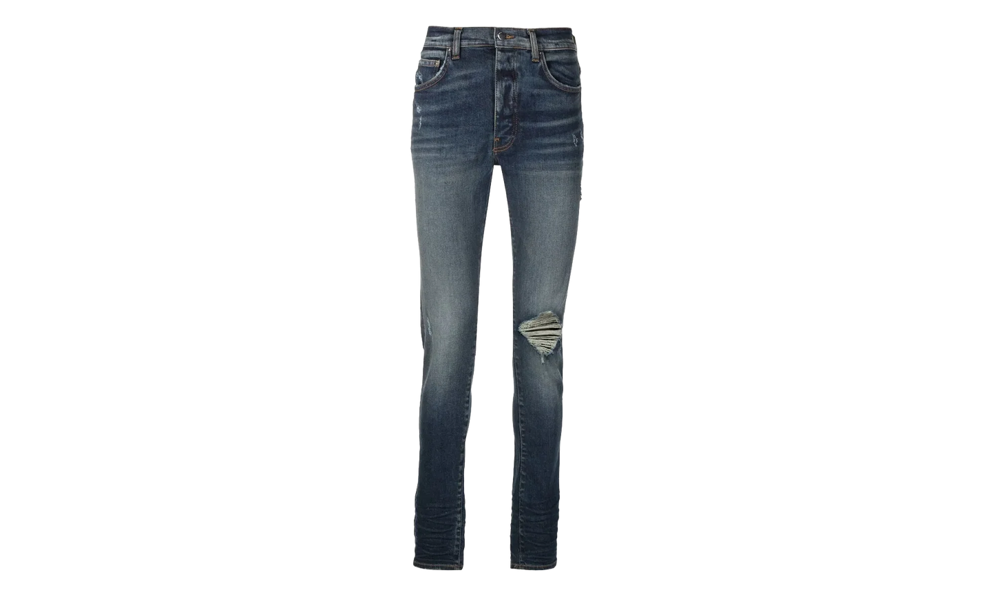 Broken Denim Jeans "Deep Classic Blue" PXMD004 403