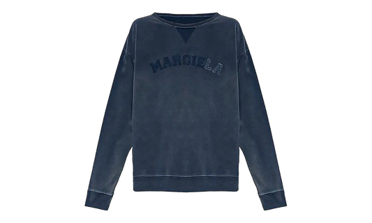 Logo Embroidered Dyed Sweatshirt "Washed Blue" S50GU0209S25570469