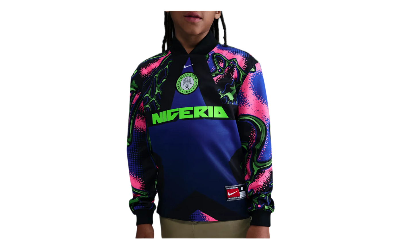 Nigeria Hollywood Keeper Dri-FIT Soccer Jersey GS "Black / Hyper Pink / White" IO2404 010