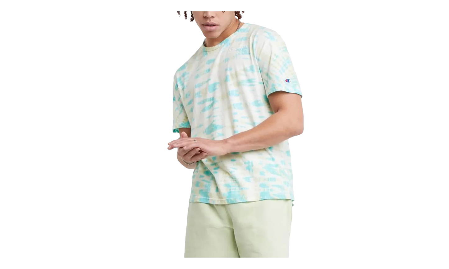 Lightweight T-Shirt "Wave Dye Portal Teal" T3139 586529AJGJ