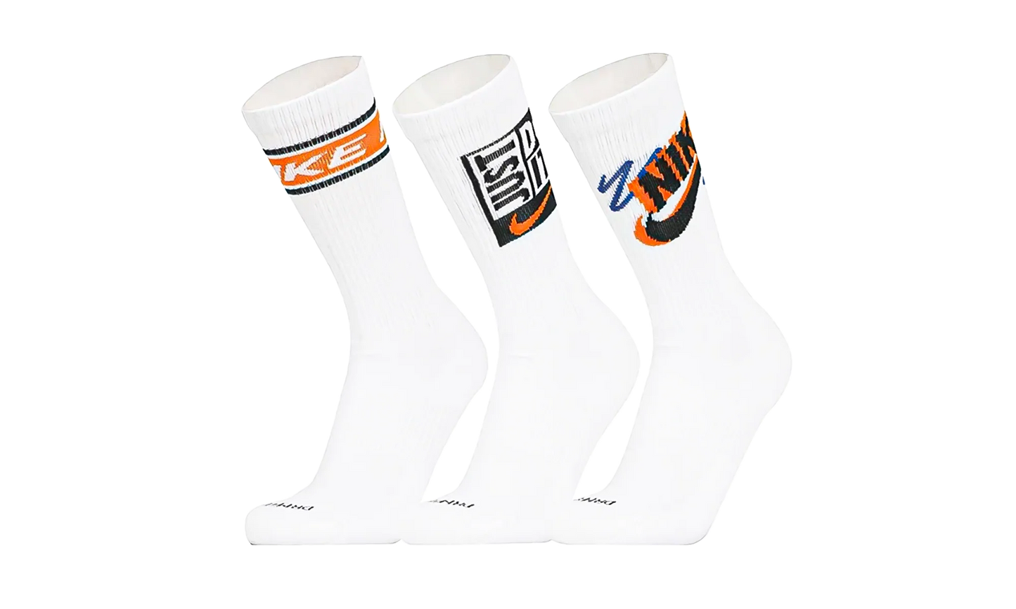Everyday Plus Crew Socks (3 Pairs) "White" HJ9339 901