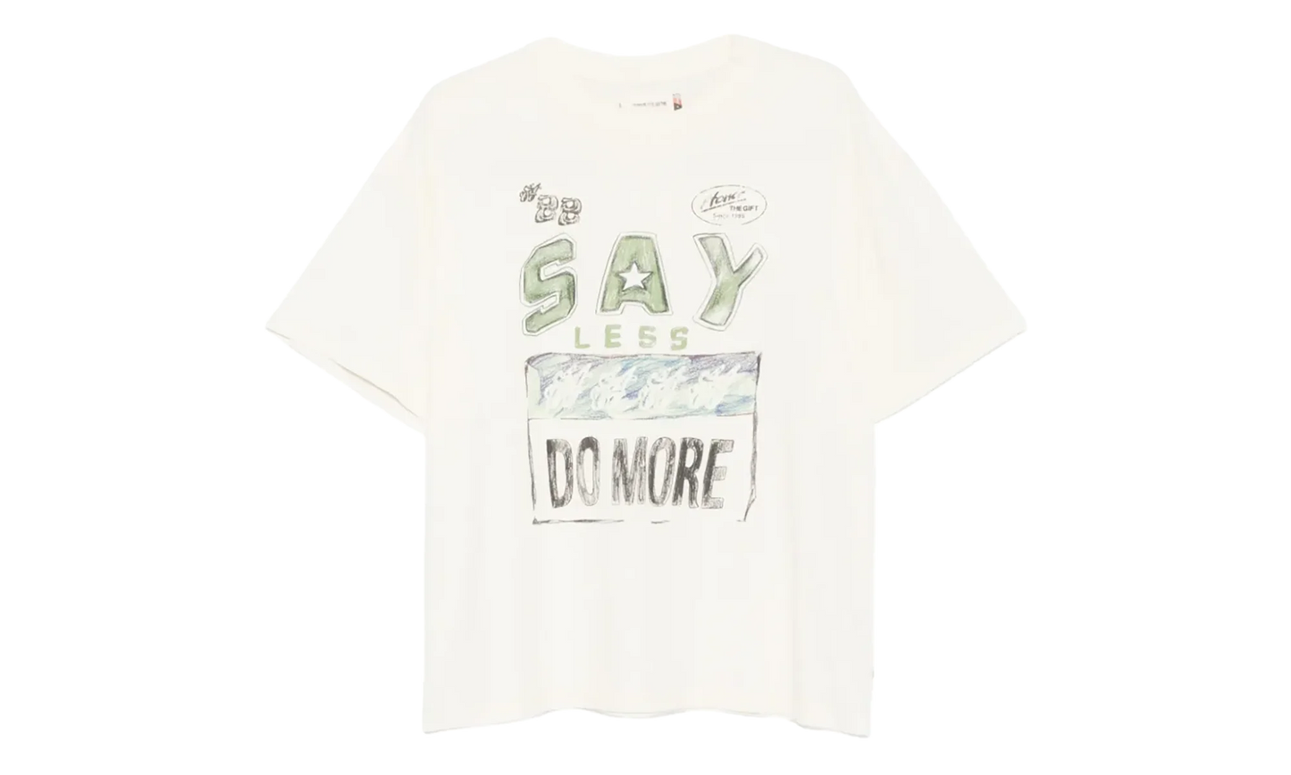 Say Less Do More Tee "White" HTG260196 WHT
