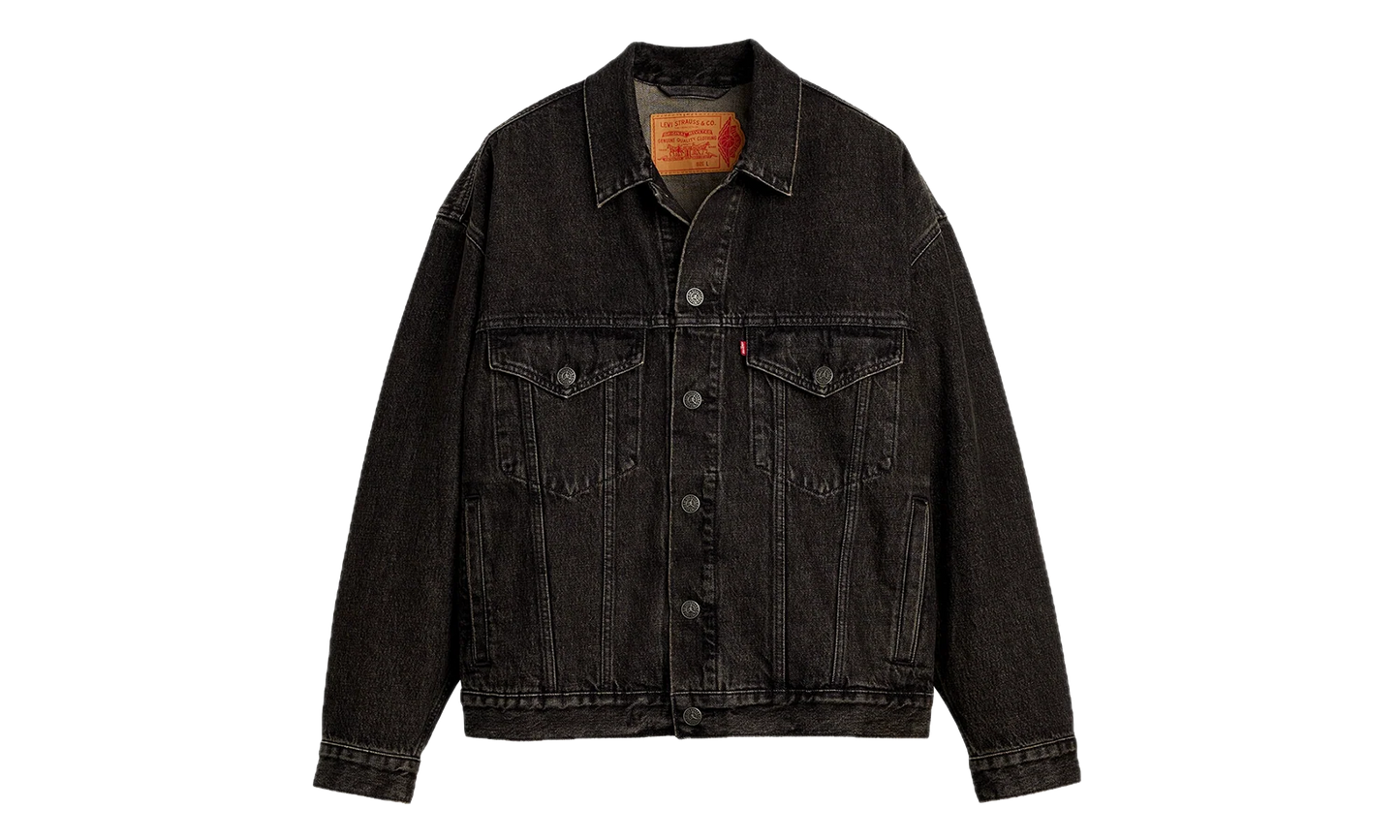 Jordan x Levi's Type III Trucker Jacket "Black / Wash Black" 055FC-0000