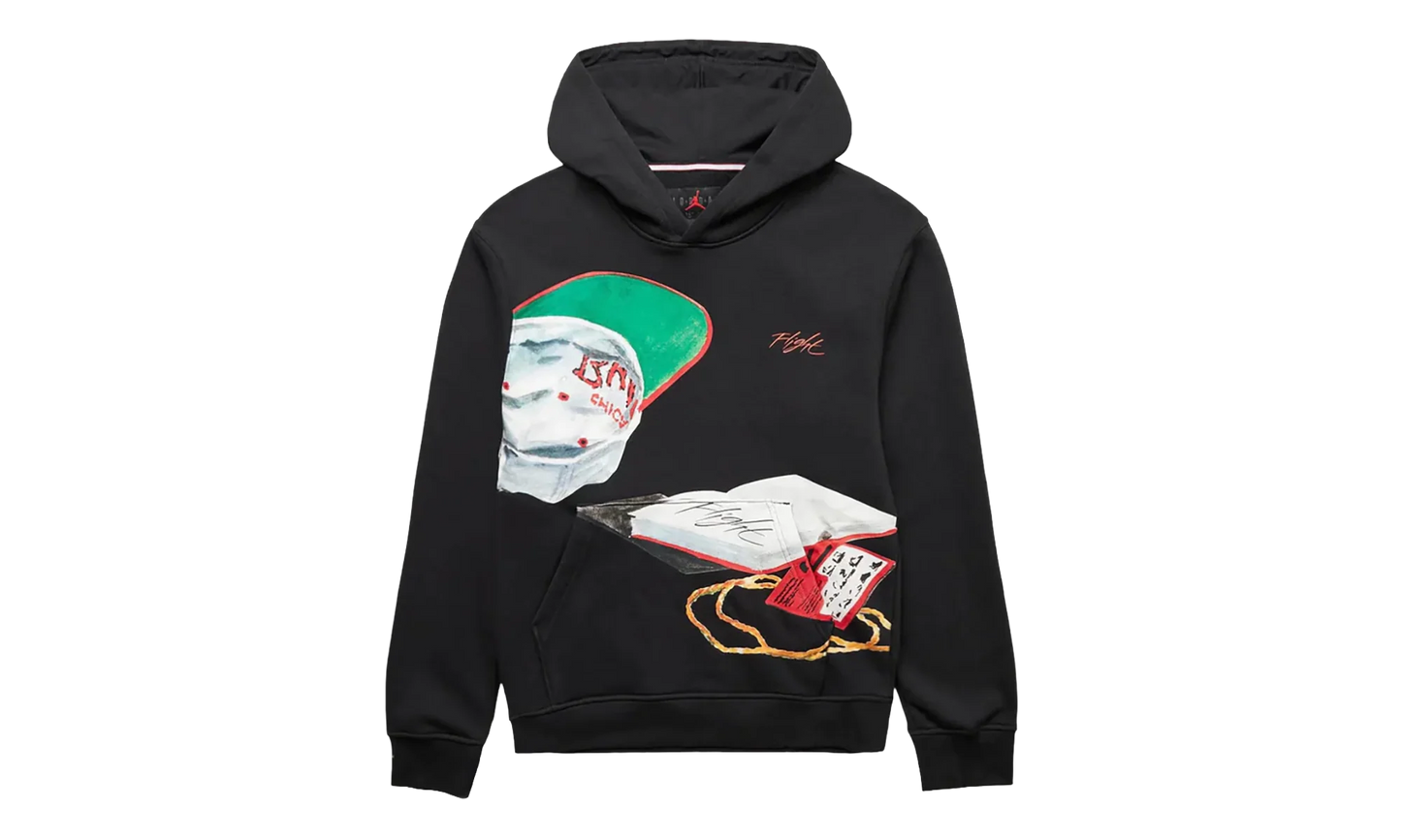 Jordan Artist Series by Jacob Rochester Hoodie "Black / Sail / University Red" DV1593 010