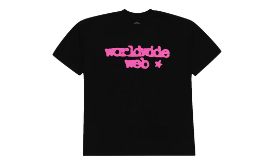 Web Logo Short Sleeve T-Shirt "Black Pink" SP5der339