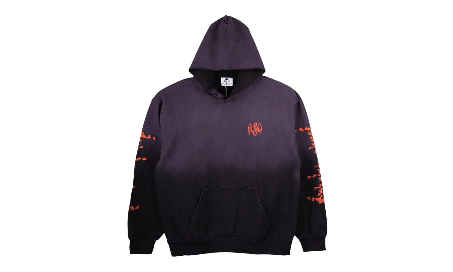 Haunted Mask Hooded Sweatshirt "Purple" 201PS0441238