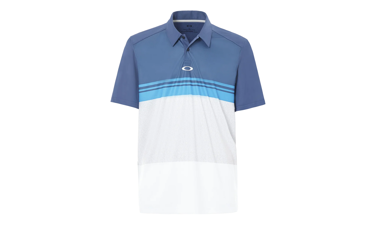 Color Block Take Polo Shirt "Ensign Blue" 434039 64W