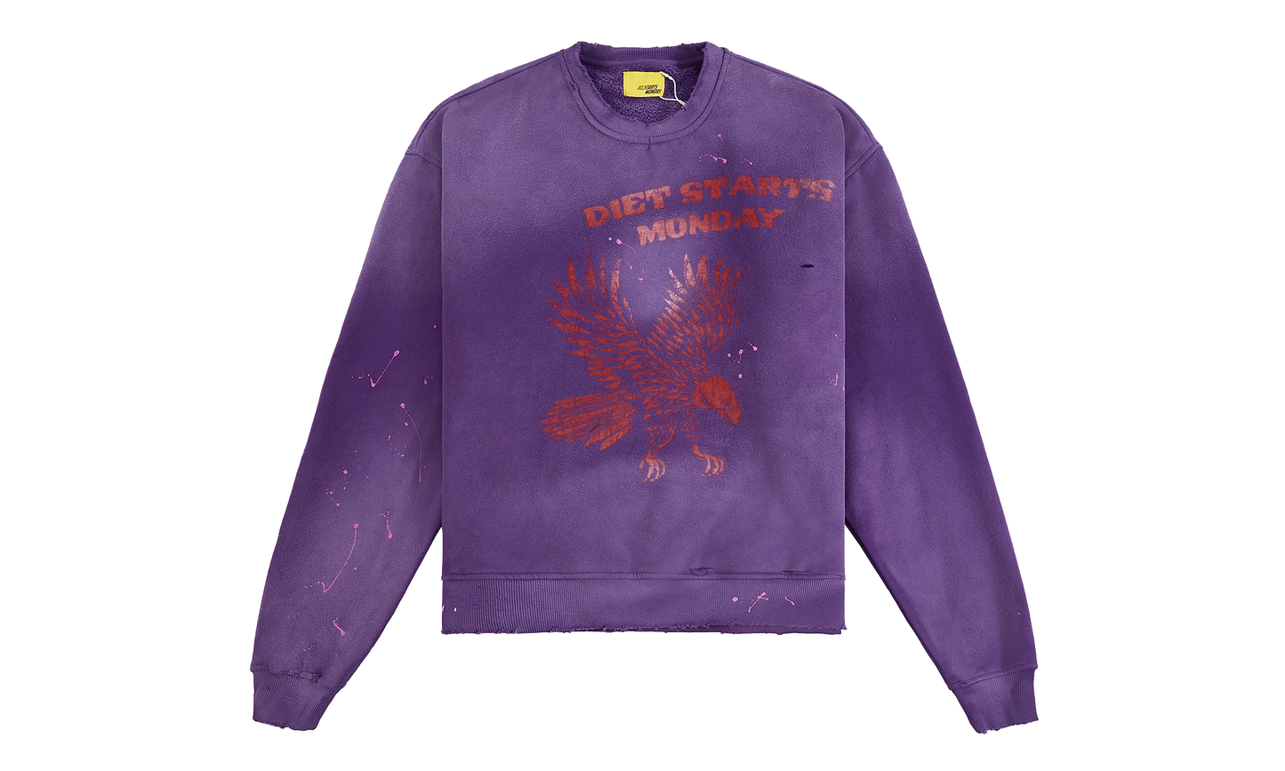 Eagle Sweatshirt "Purple / Red" DSM S26 057
