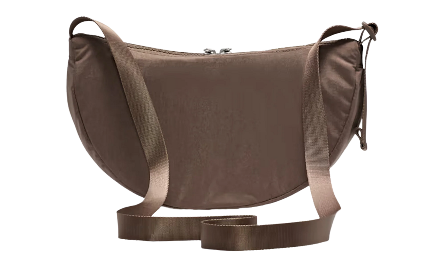 Aura Crescent Cross-Body Bag 4L "Mink Brown / Matte Silver" HQ4370 214