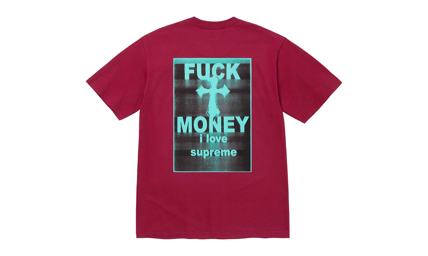 Fuck Money Tee "FW24 - Cardinal" SU27208