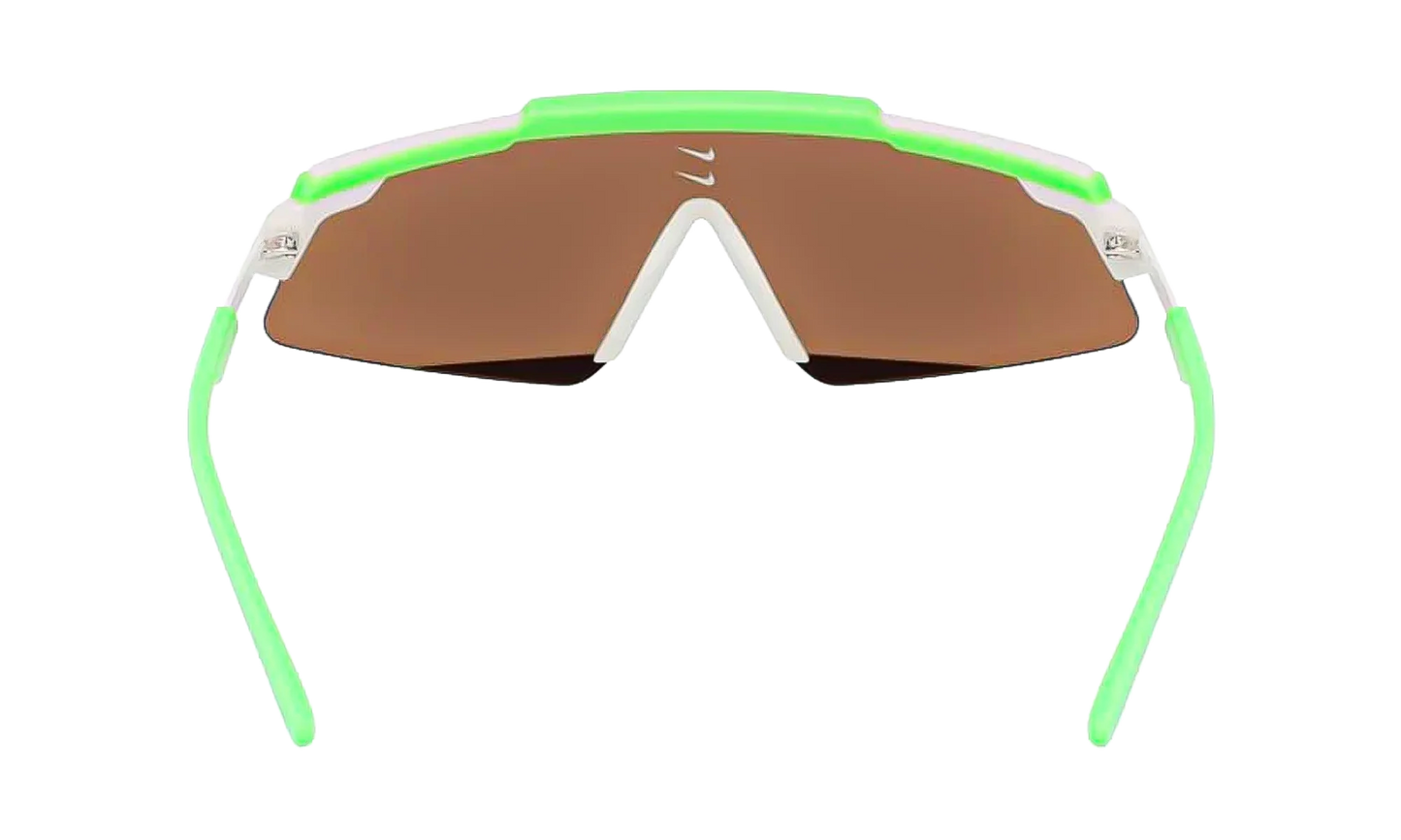 Marquee Sunglasses "Strike Green White / Bronze Brown Mirror" FN0302 398