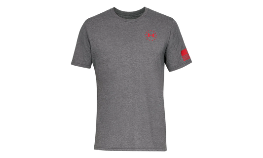 Freedom Flag T-Shirt "Charcoal Medium Heather / Red" 1333350 019