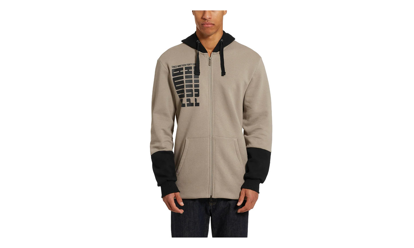 Rebel Up Fullzip Hoodie "Khaki" 852407 38