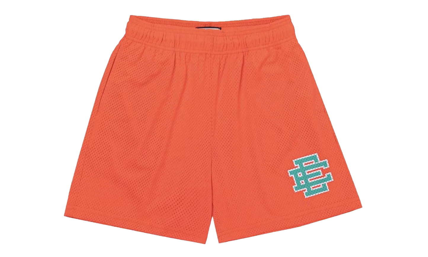 EE Basic Shorts "Fiery Coral / Teal" EE252