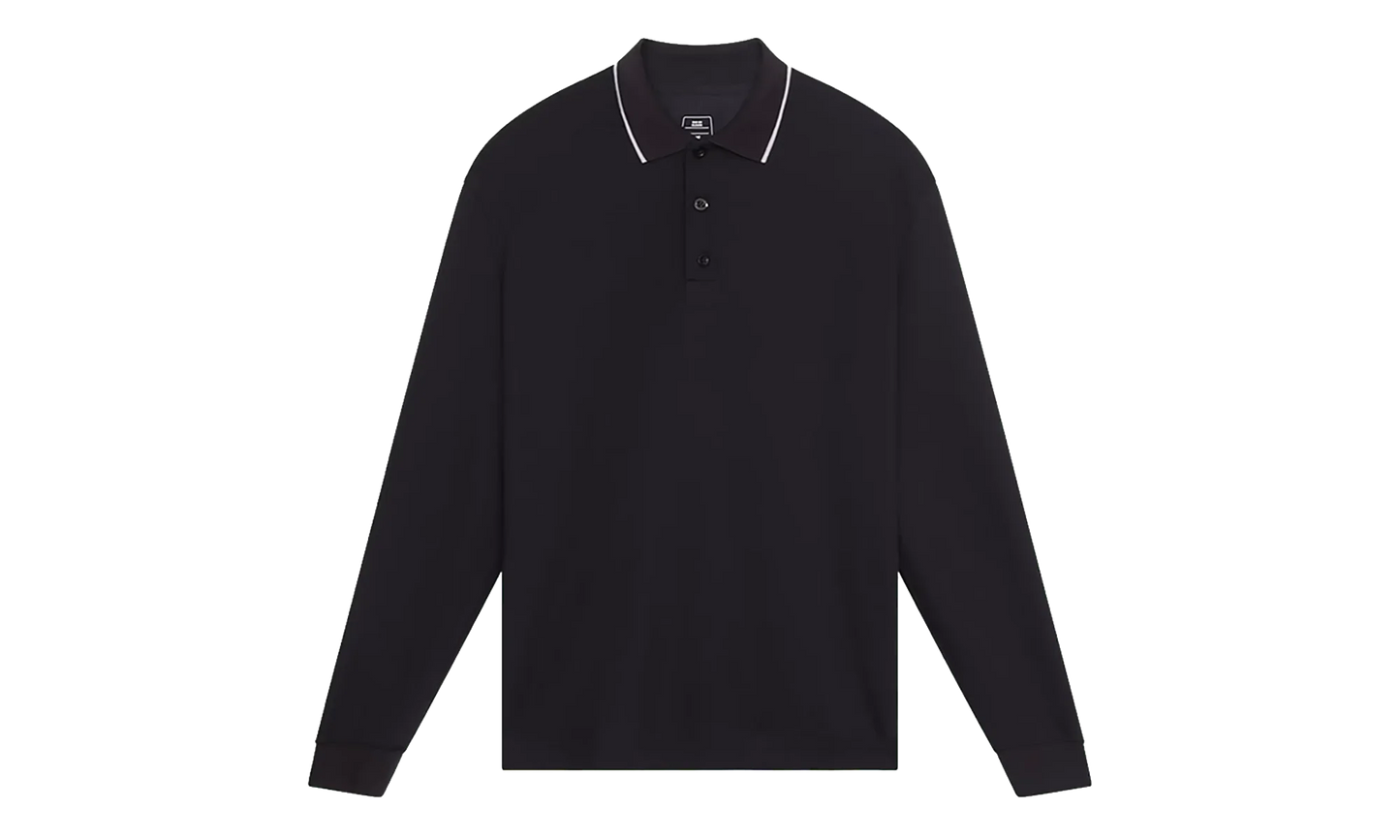 Courtside Long-T Polo "Black" 1MF30500553
