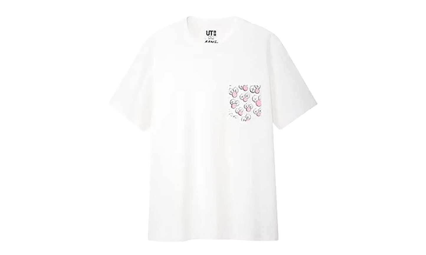 Uniqlo BFF Pocket Tee "White" KAWS202469