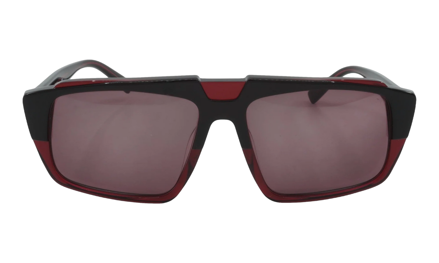 Aviator Sunglasses "Black/Wine" MCM693S-037