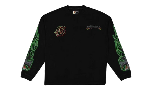 Biker Nation Long-Sleeve T-Shirt "Black Wash" GS148