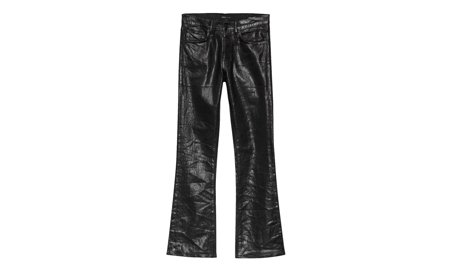 Coated Flare Jeans "Black" P004 CFDB324