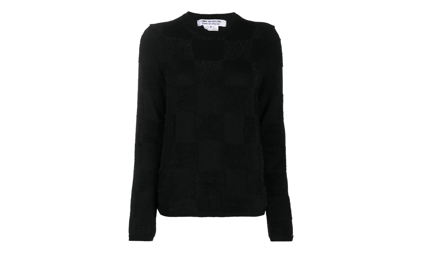 Solid Color Fringe Sweater WMNS "Black" GP N015 051 BLAC