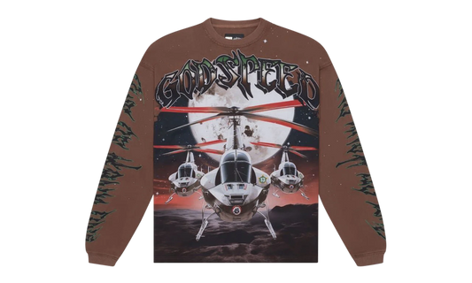 Men's Air Strike LS T-shirt "Mocha" HFM408HS