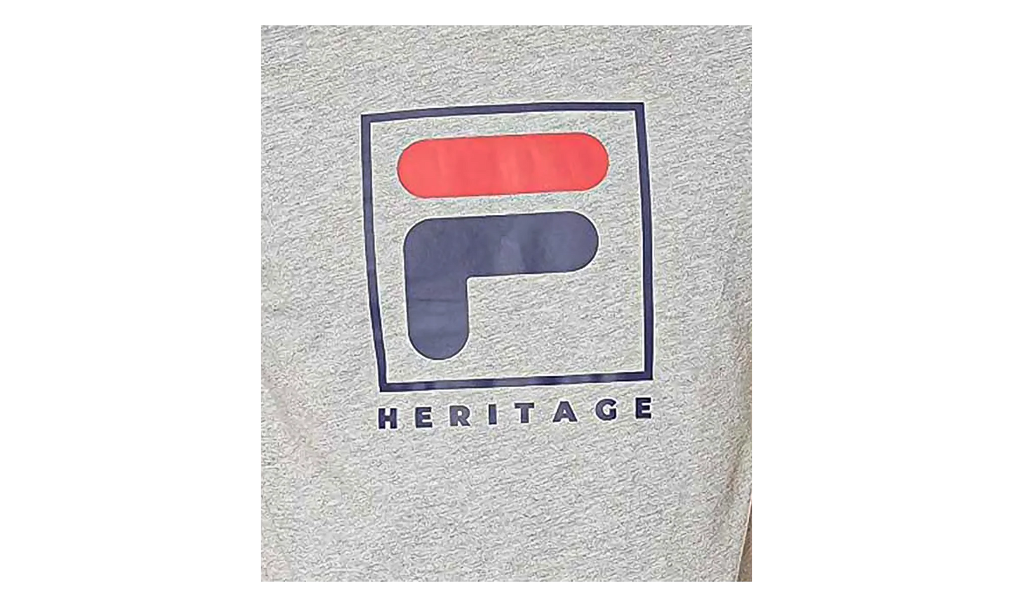 Heritage F Box Logo T-Shirt "Heather Grey" LM913787 073