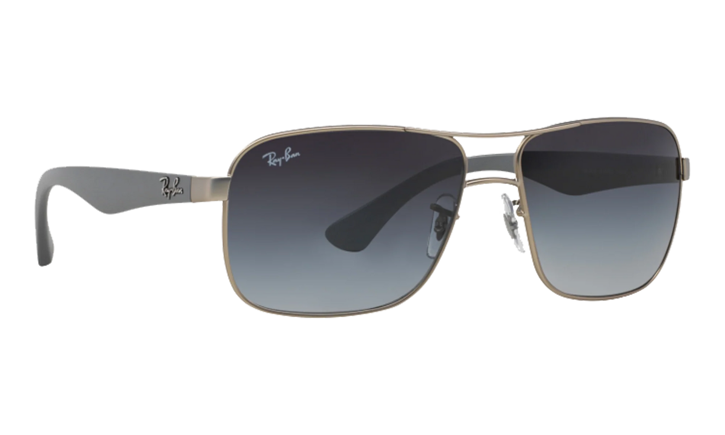 Square Sunglasses "MATTE SILVER" RB3516-019-8G_59
