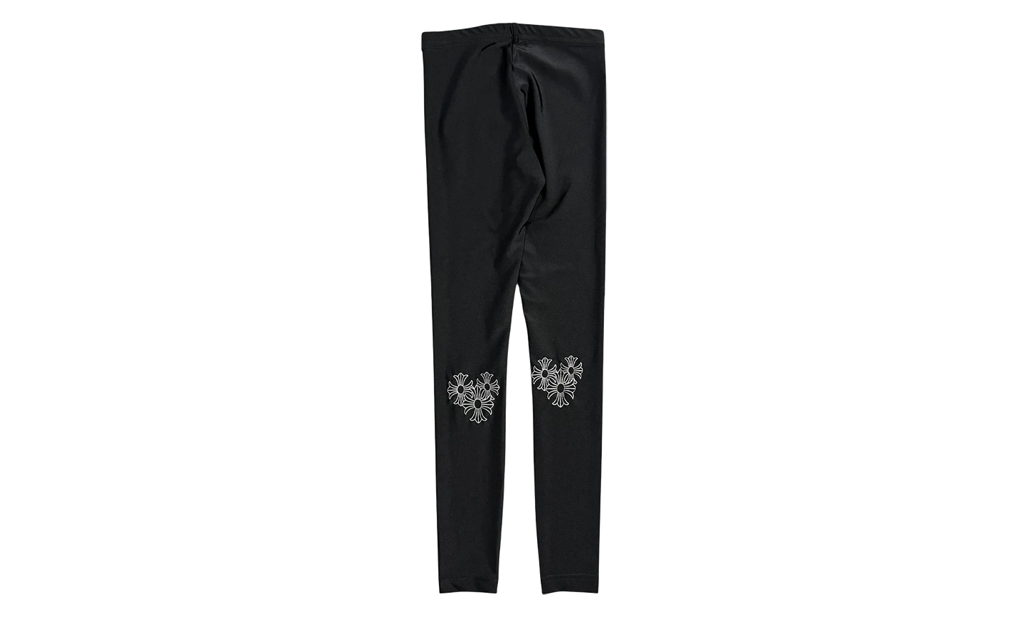 Vintage Plus Cross Logo Leggings "Black Grey Blue" CHRM1125