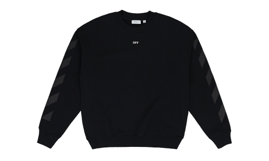 Cornely Diagonal Crewneck "Black" OFW-MHDS-0201