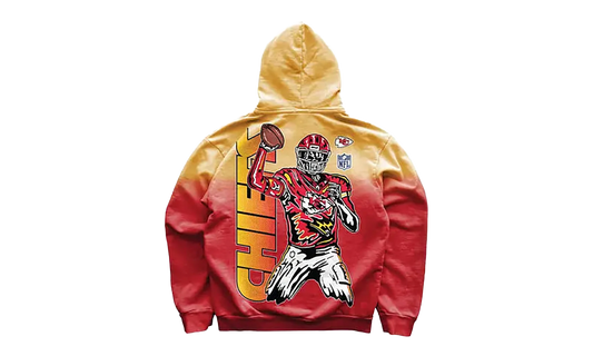 Chiefs Go Long Ombre Hoodie "Red / Yellow" WL003