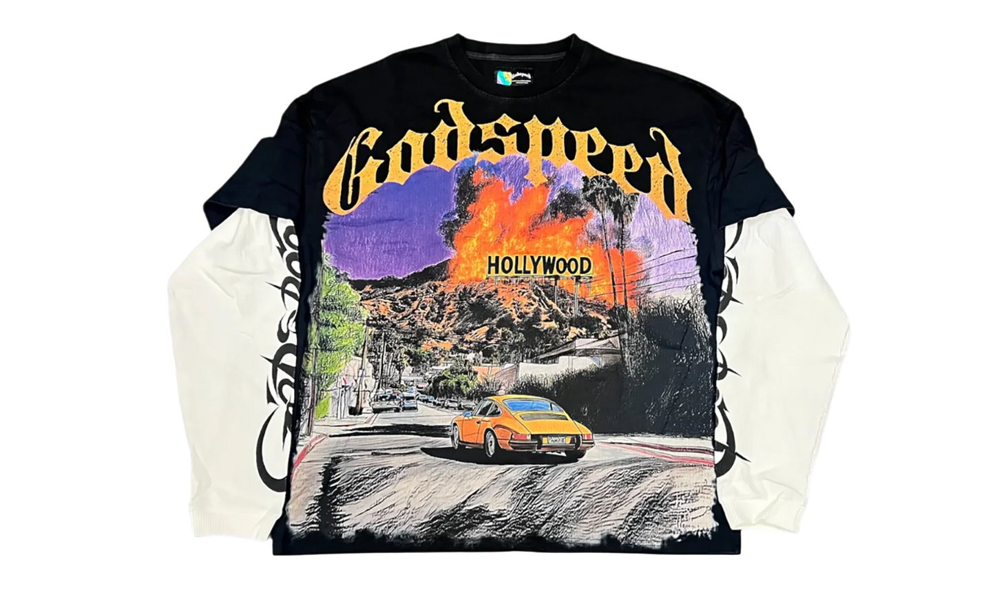 Los Scandalous Layered LS Tee "Black" GS043