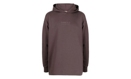 Relaxed Hooded Sweatshirt "Plum" 192BT222095F