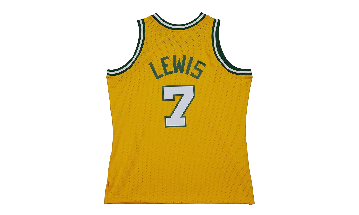 NBA Hardwood Classics Jersey "2003 Seattle Supersonics Rashard Lewis - Yellow" SMJY6203 SSU03RLIYELL