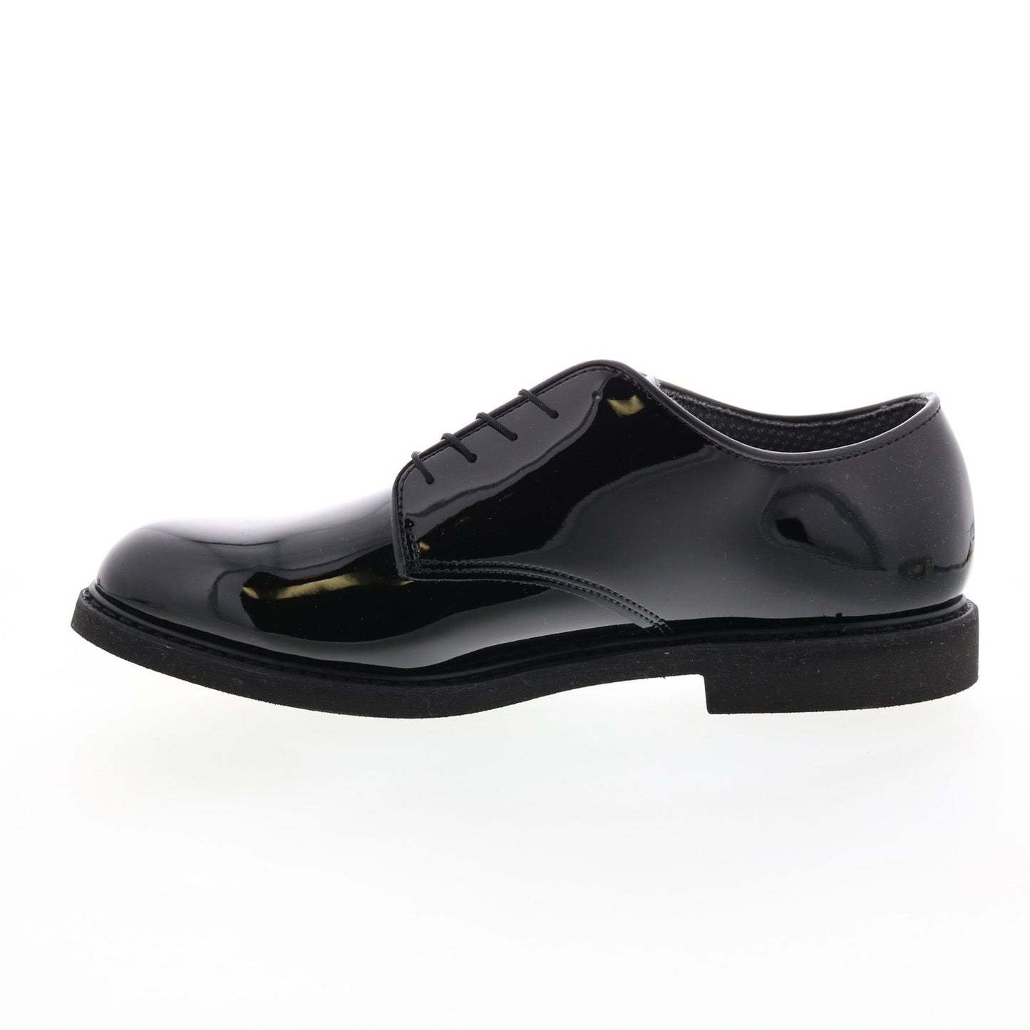 Altama O2 High Gloss Oxford Tuxedo Mens Black Wide Oxfords Plain Toe Shoes