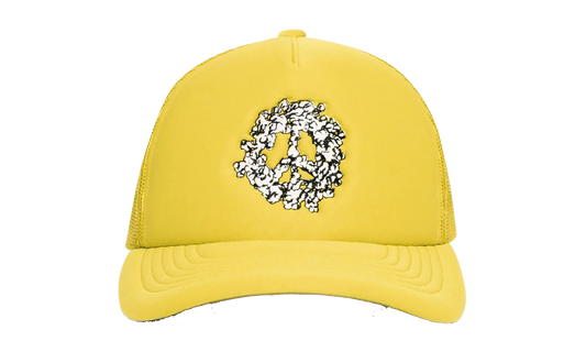 Cotton Peace Wreath Trucker Hat "Yellow" DT548