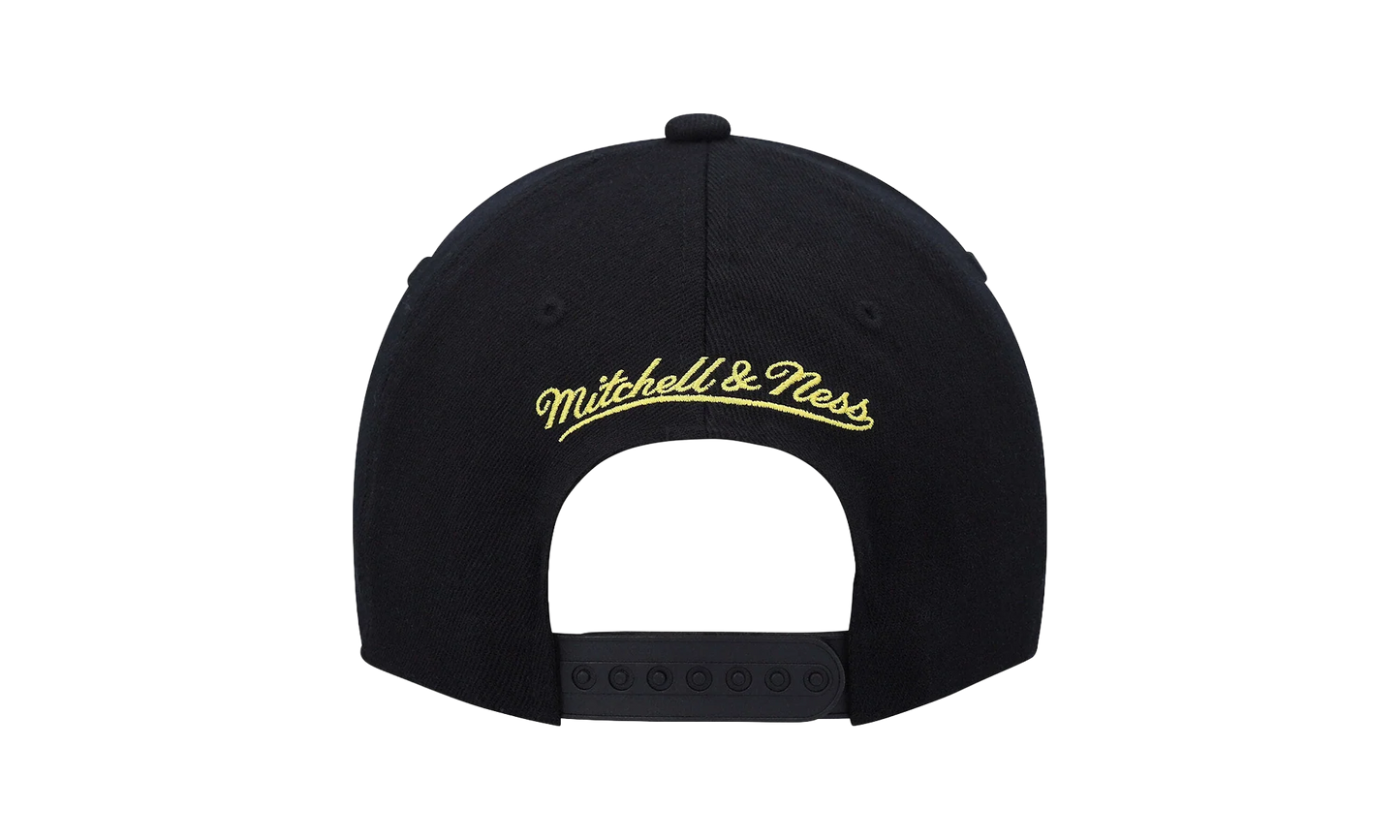 NBA Team 2 Tone 2.0 Stretch Snapback Cap "Utah Jazz - Black / Yellow" HHSS3265 UJAYYPPPBKYW