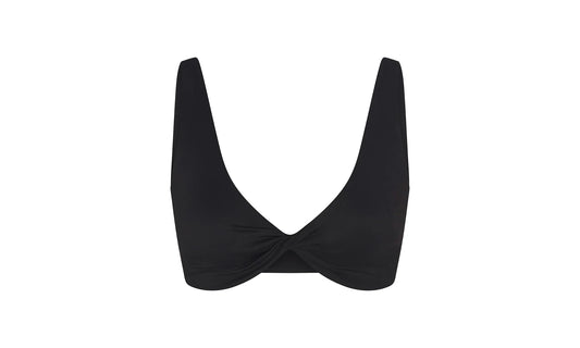 Matte TWIST-FRONT BRA "Nike - Obsidian" SKM058